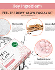 Feel the Dewy Glow Facial kit ( Step 1 to 4)