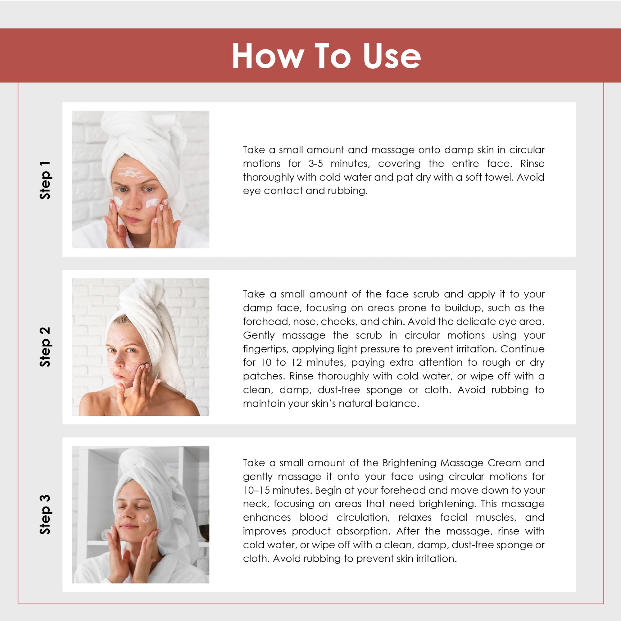 Feel the Dewy Glow Facial kit( Step 1 to 4)