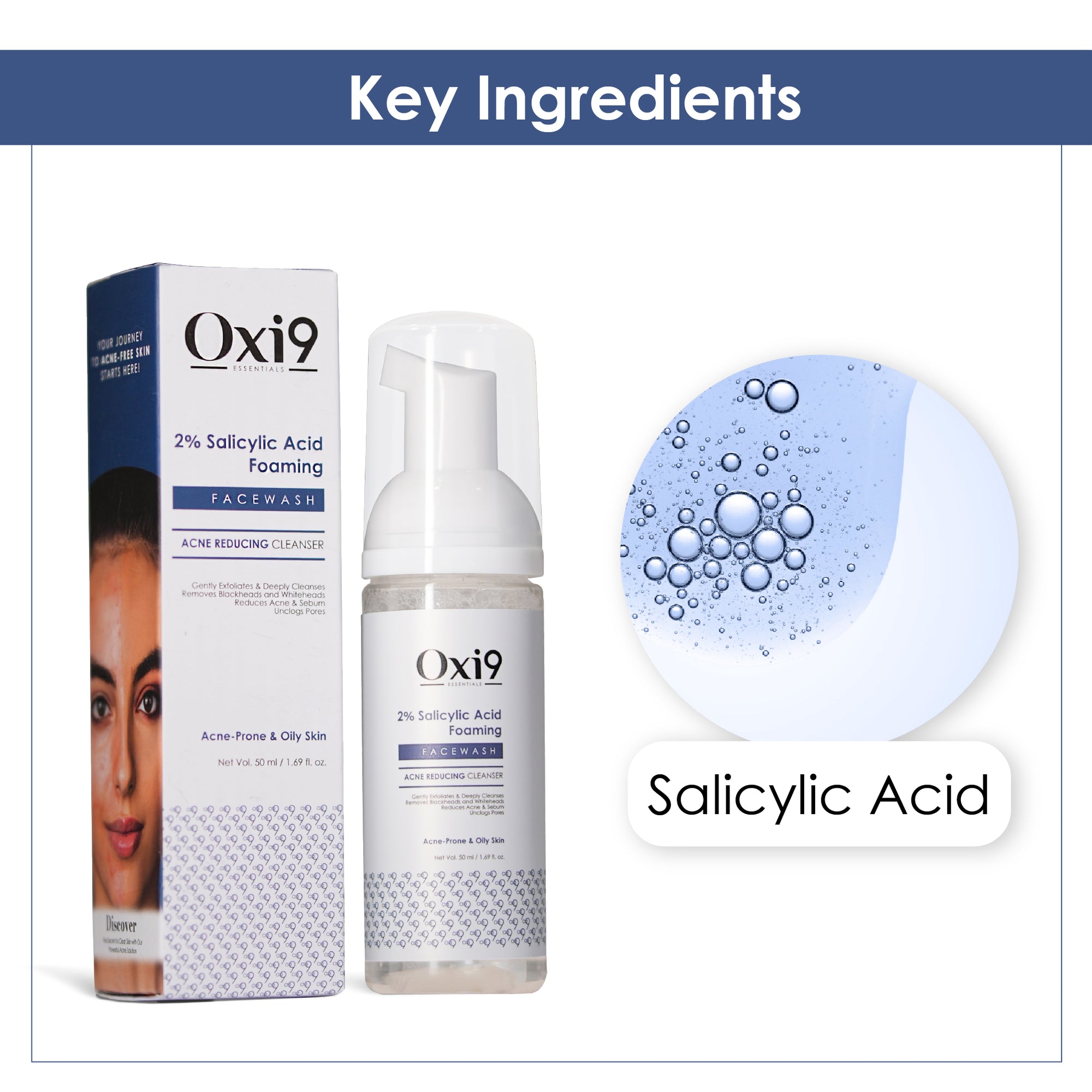 2% Salicylic Acid Foaming Face Wash